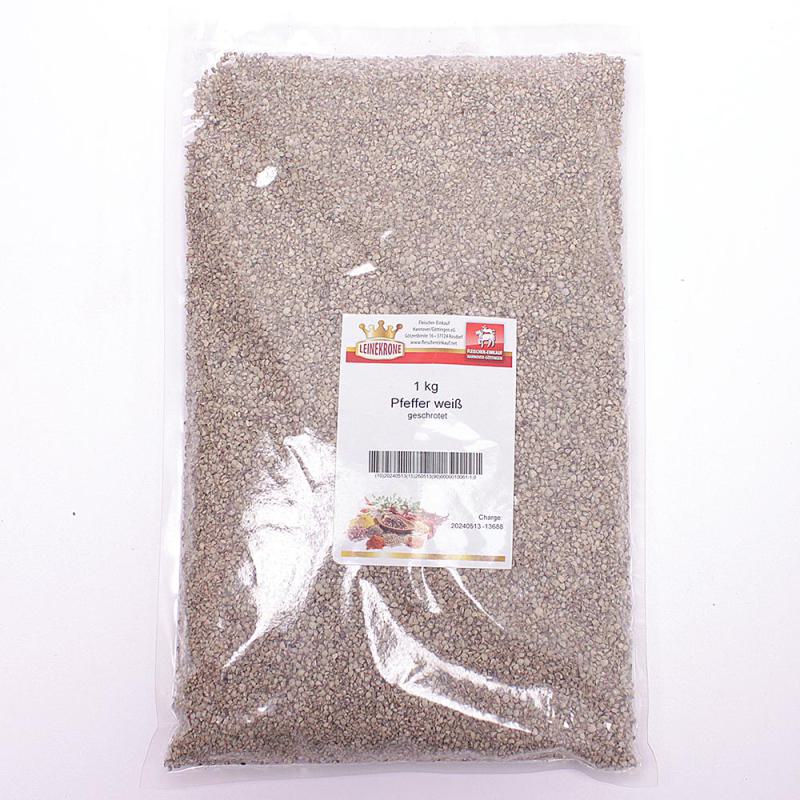 Pfeffer weiss gebrochen